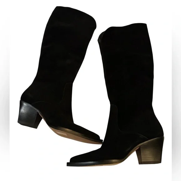 DOLCE VITA Raj Boots Onyx Suede Size 7.5 - Picture 1 of 10